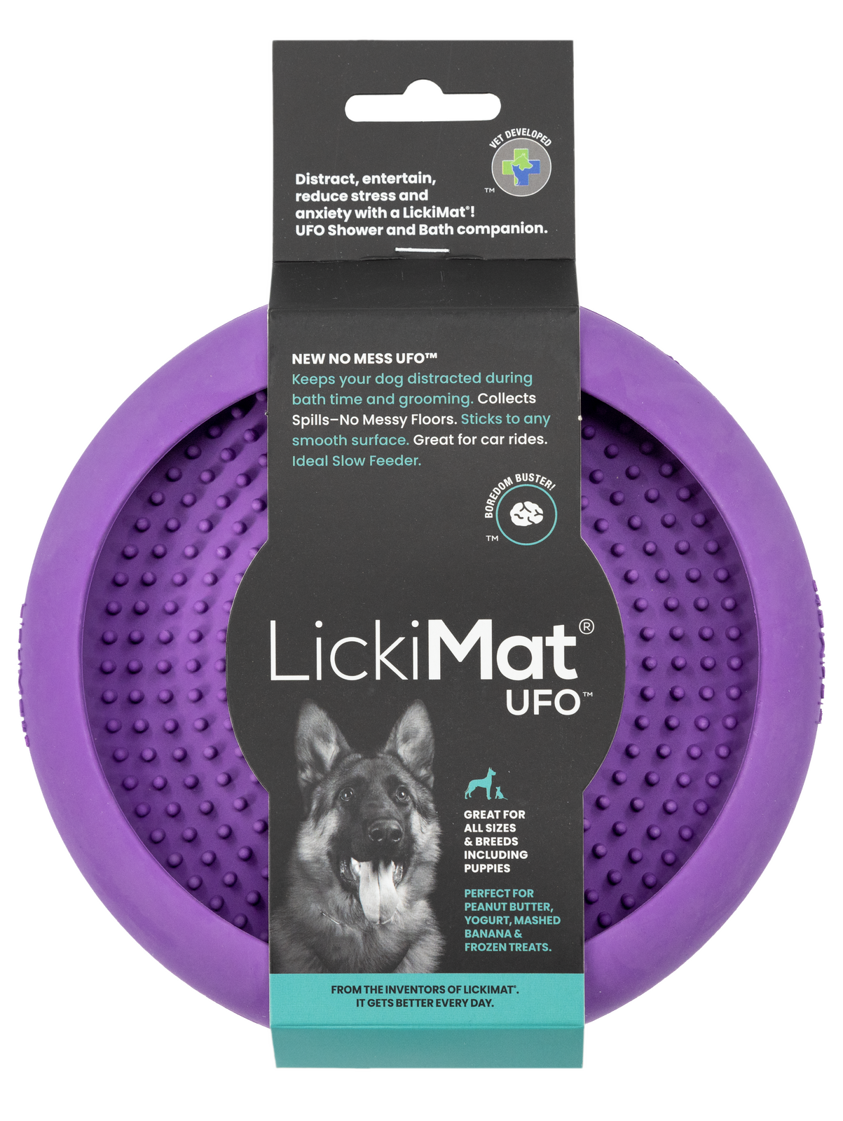 Lickimat UFO Slow Feeder Anti-Anxiety Licking Dog Bowl