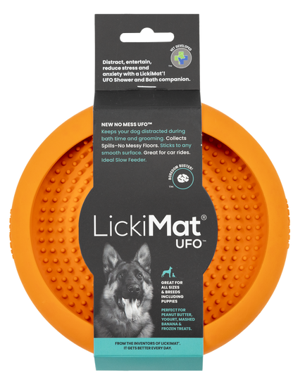 Lickimat UFO Slow Feeder Anti-Anxiety Licking Dog Bowl