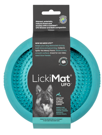 Lickimat UFO Slow Feeder Anti-Anxiety Licking Dog Bowl