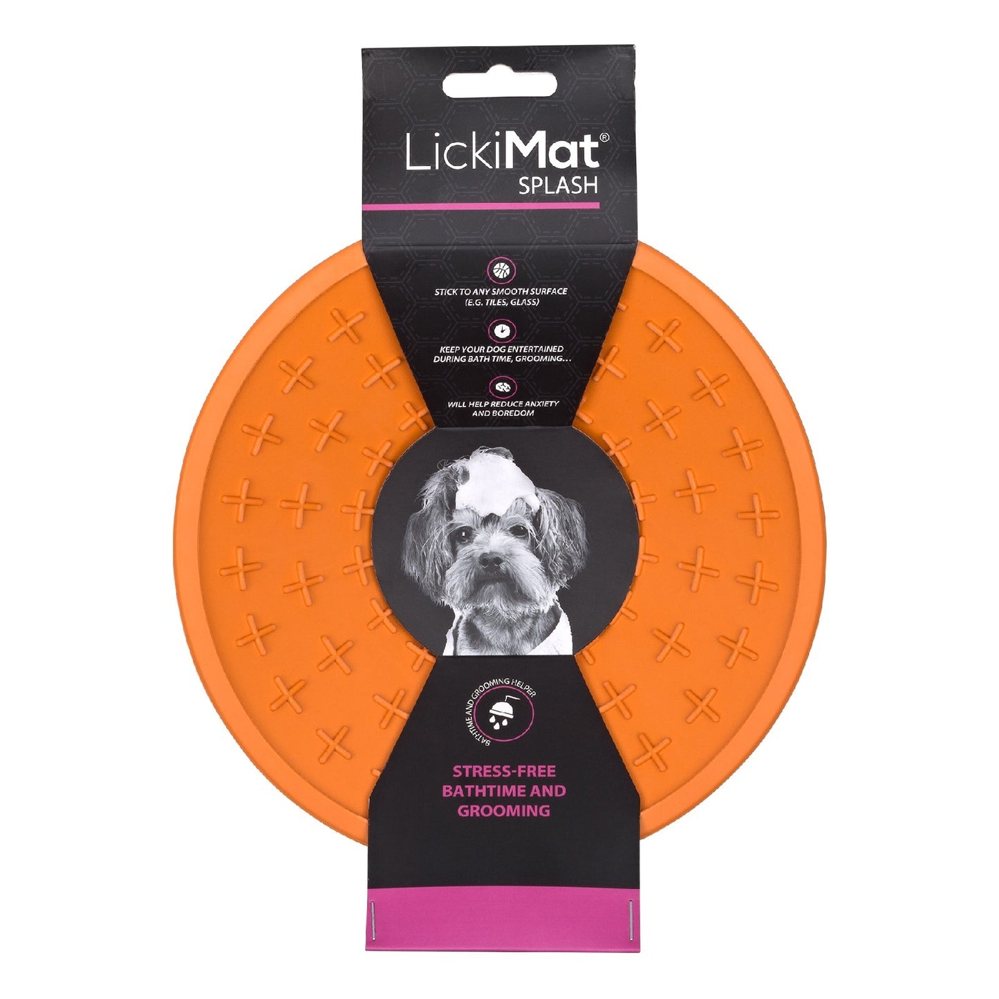 LickiMat Splash Wall & Floor Suction Slow Feeder Dog Bowl