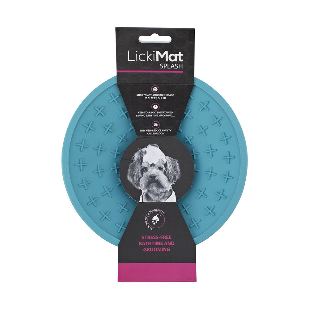 LickiMat Splash Wall & Floor Suction Slow Feeder Dog Bowl