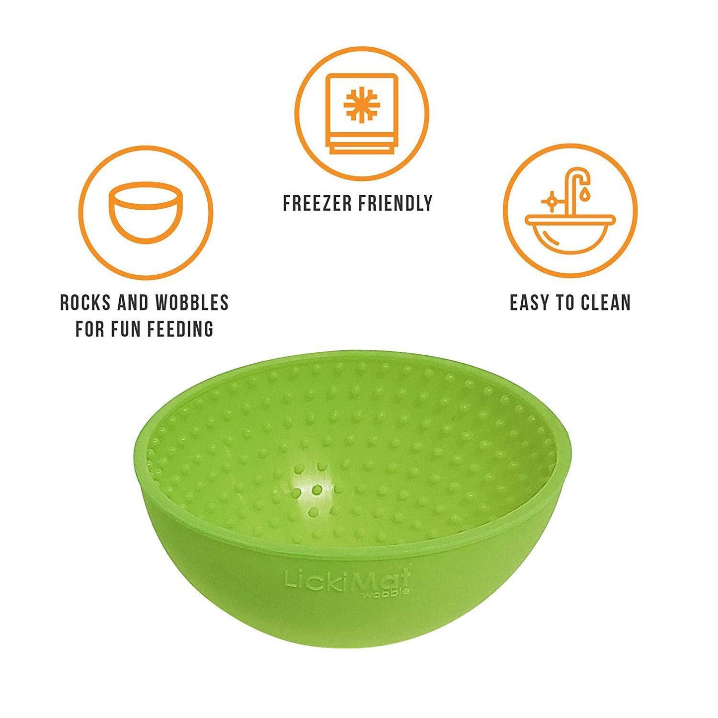 LickiMat Wobble Slow Feeder Dog Food Bowl