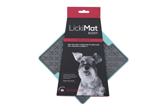 LickiMat Buddy Tuff Slow Food Mat Dog Bowl