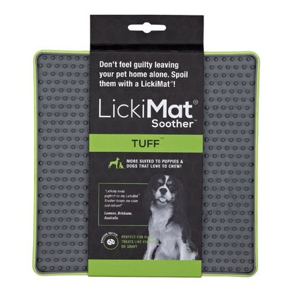 LickiMat Soother Tuff Slow Food Mat Dog Bowl