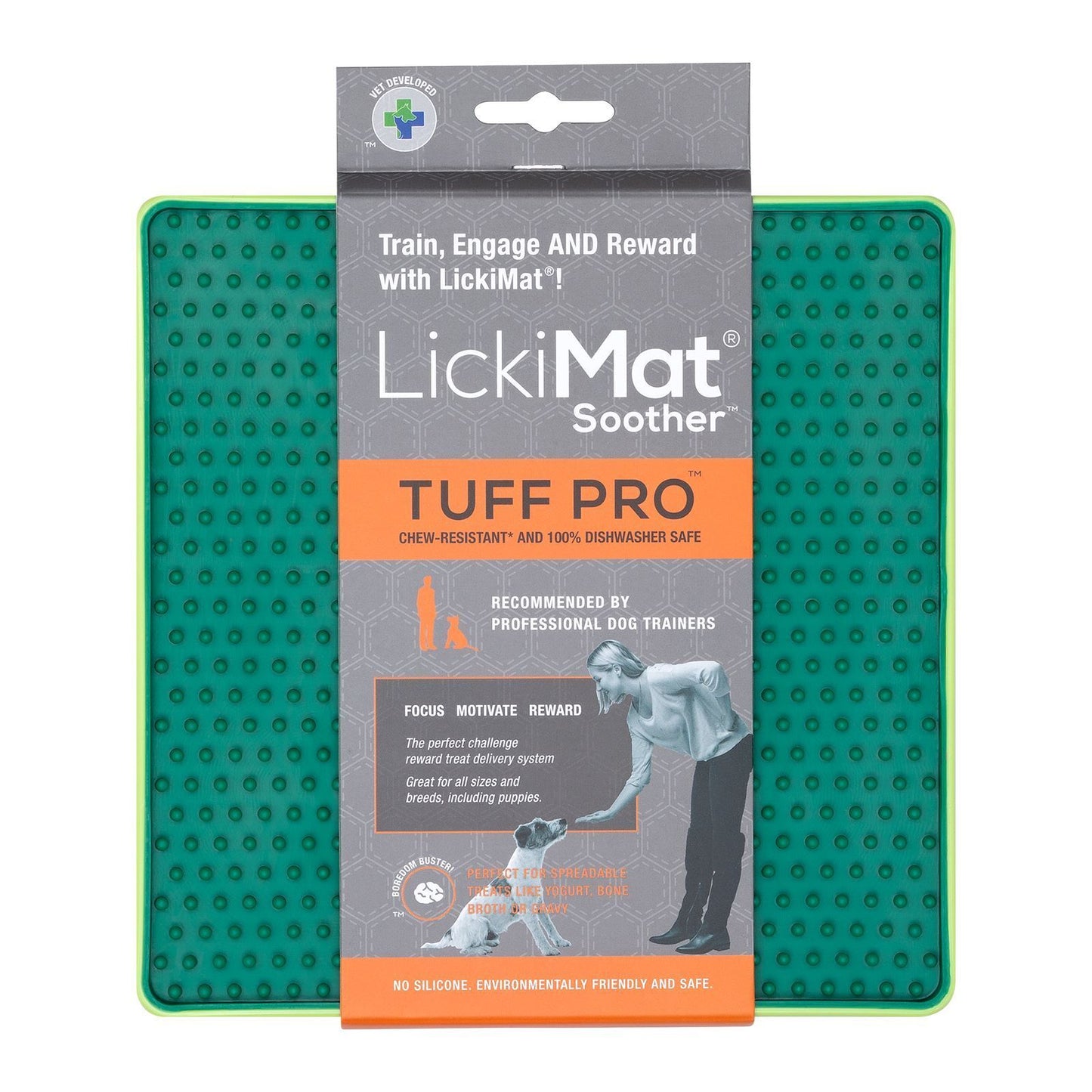 LickiMat Soother PRO Tuff Slow Food Licking Mat for Dogs