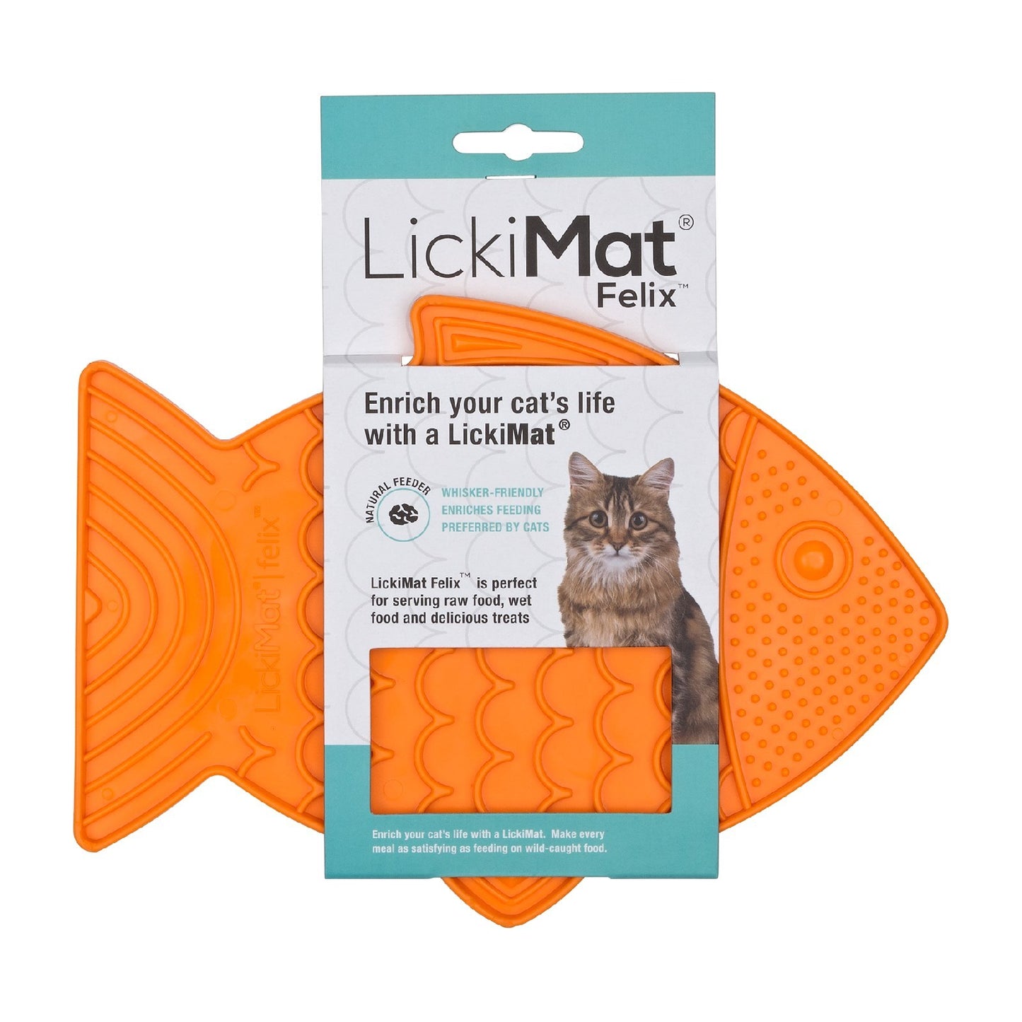 LickiMat Felix Slow Food Bowl for Cats