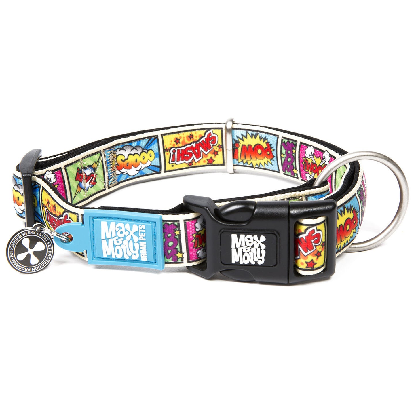 Max & Molly Smart ID Dog Collar - Comic