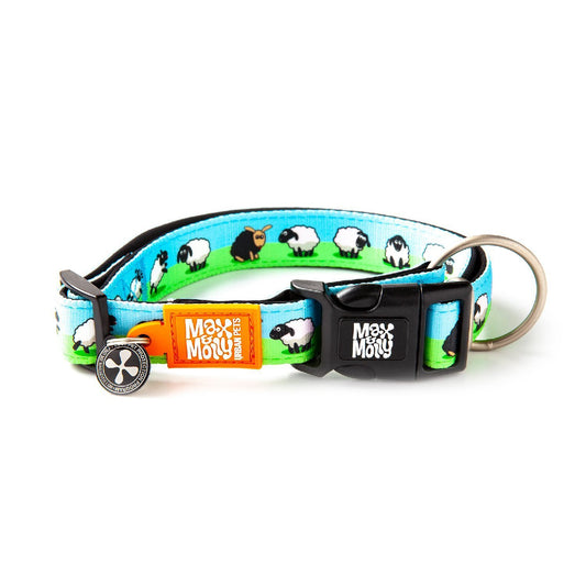 Max & Molly Smart ID Dog Collar - Black Sheep