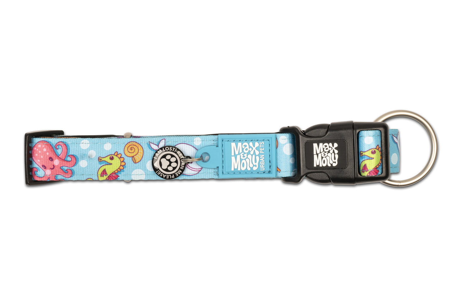 Max & Molly Smart ID Dog Collar - Blue Ocean