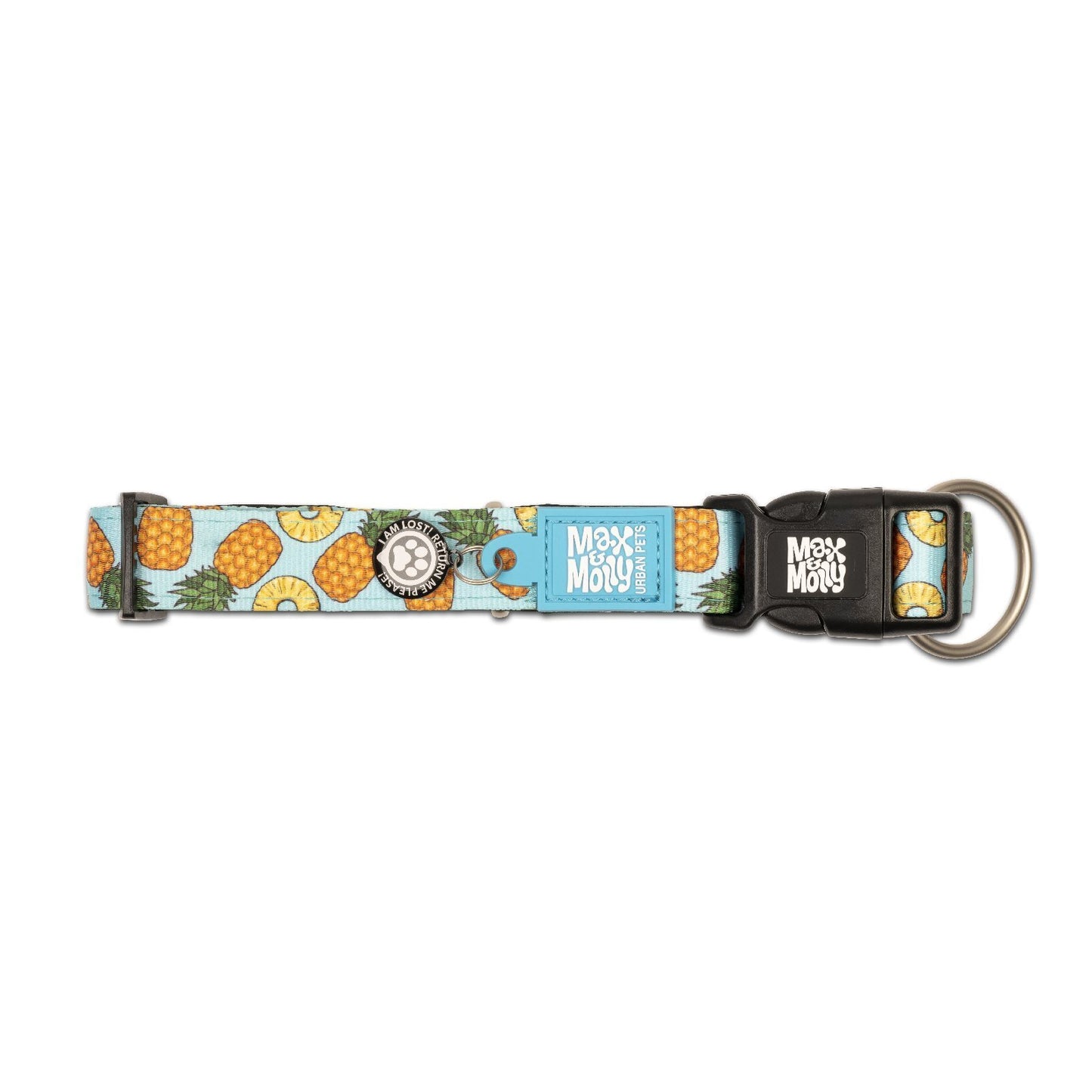 Max & Molly Smart ID Dog Collar - Sweet Pineapple