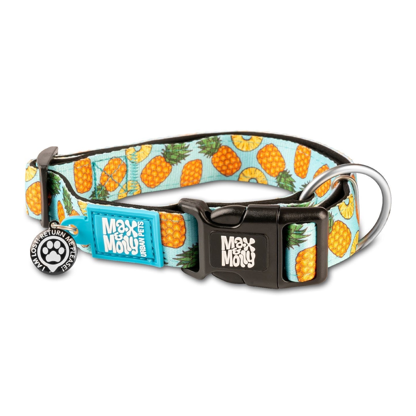 Max & Molly Smart ID Dog Collar - Sweet Pineapple