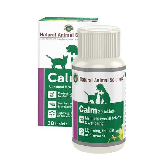 Natural Animal Solutions ''Calm'' for Cats & Dogs - 30 Tablets