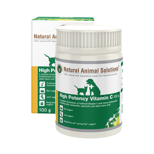 Natural Animal Solutions High Potency Vitamin C for Cats & Dogs - 100g