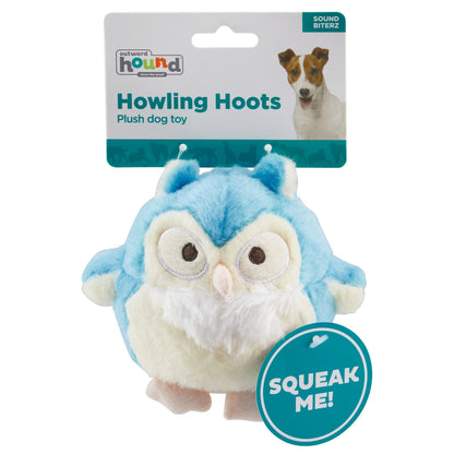 Outward Hound Howling Hoots Plush Squeaky Owl Dog Toy