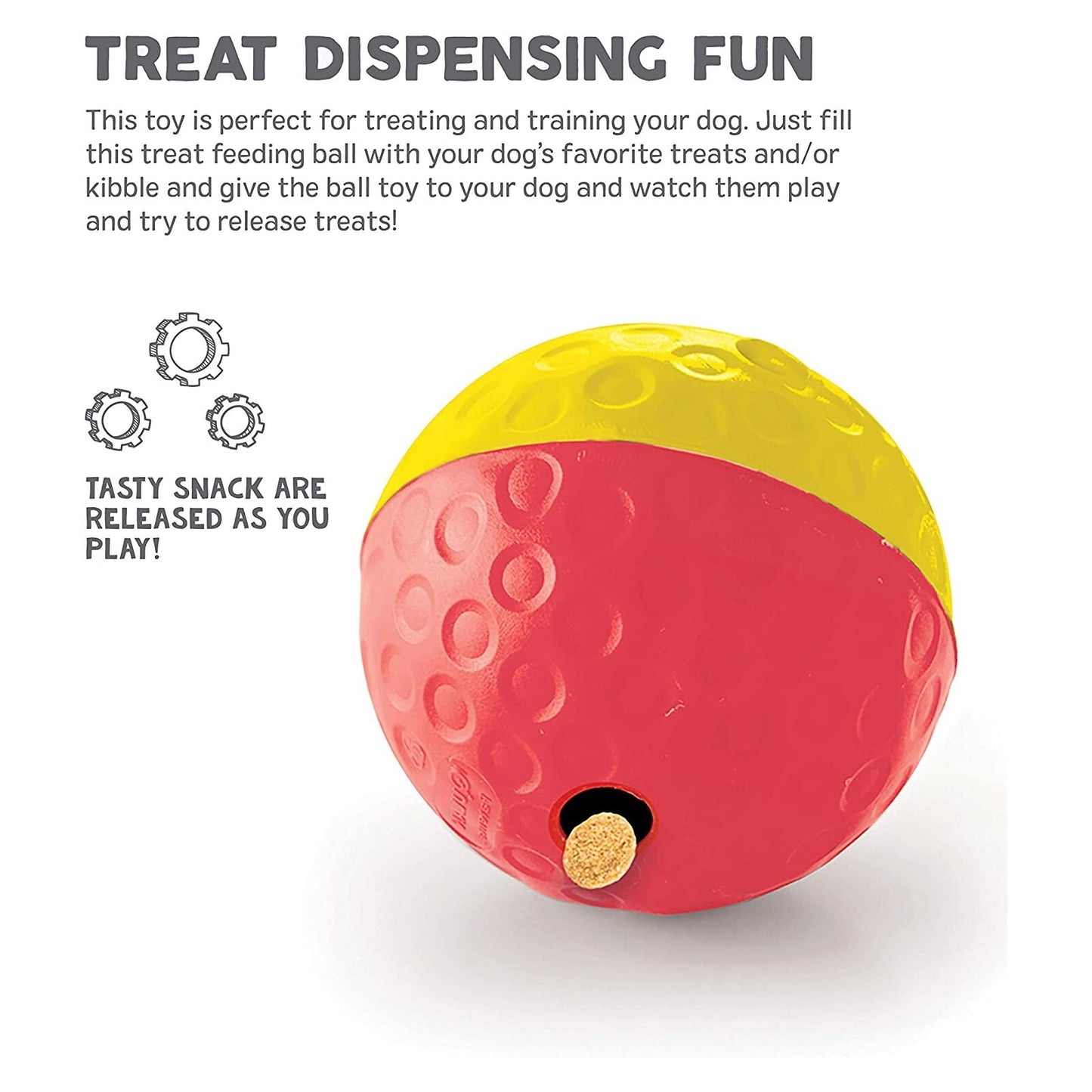 Nina Ottosson Treat Tumble Ball for Cats & Dogs - Large