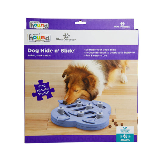 Nina Ottosson Hide N Slide Treat Dispensing Interactive Dog Game