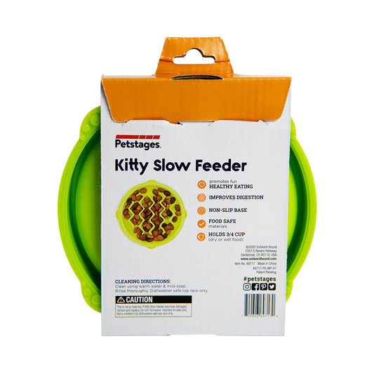 Petstages Kitty Slow Feeder Bowl for Cats