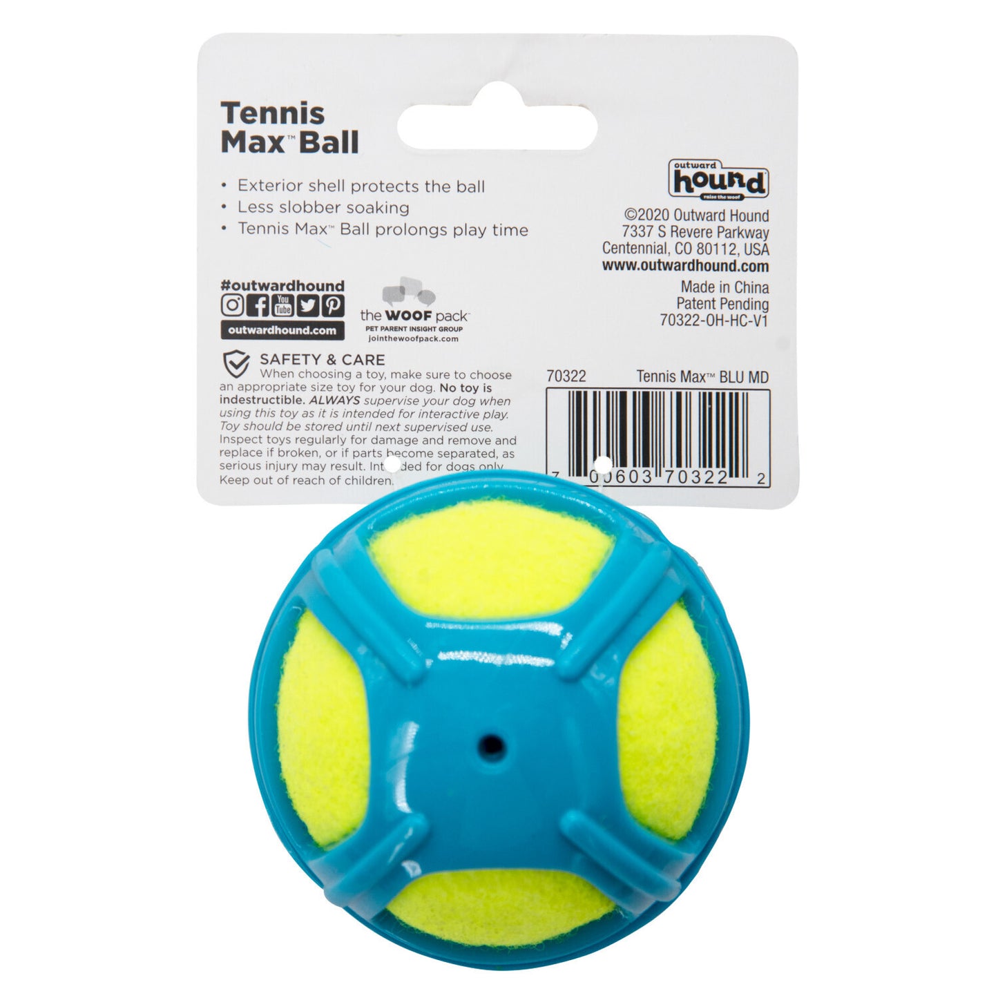 Outward Hound Tennis Max Fetch Dog Ball