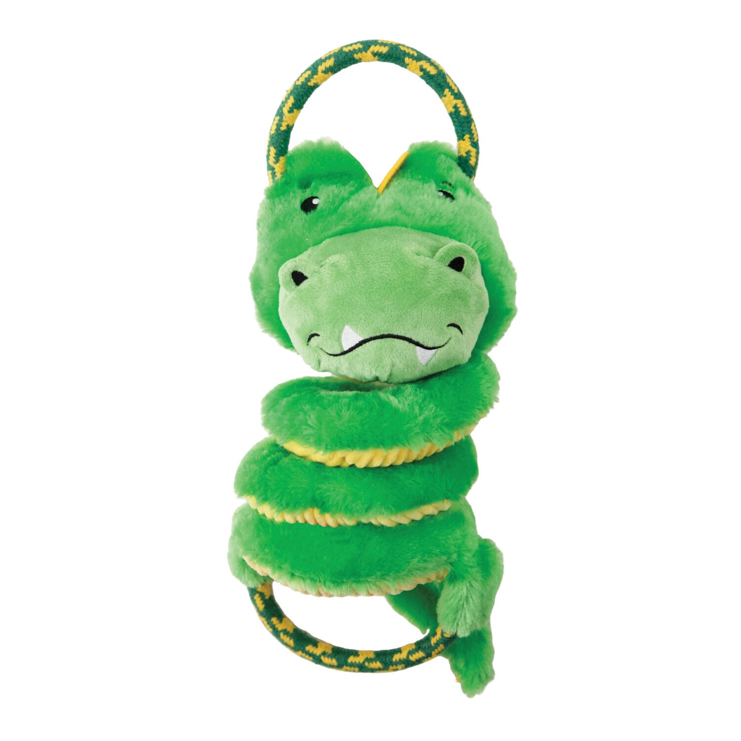 Outward Hound Springys Plush Tug Rope Dog Toy - Gator