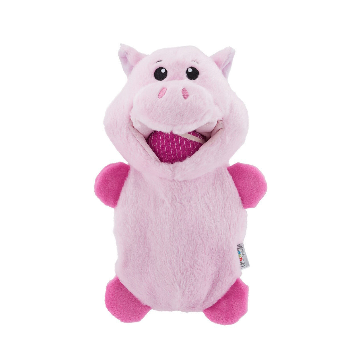 Outward Hound Hide-a-Ball Hogz Piggy Plush Dog Toy