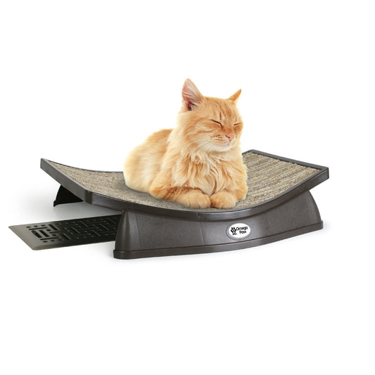 Omega Paw Lazy Lounger Curved Siesta Cat Scratcher Bed