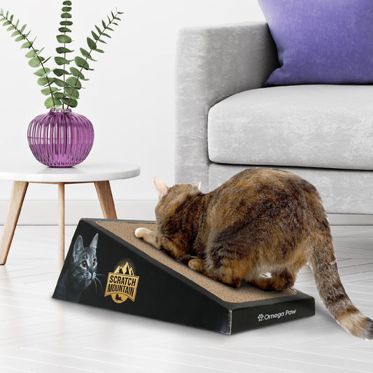 Omega Paw Scratch Mountain Ripple Board Cat Scratcher