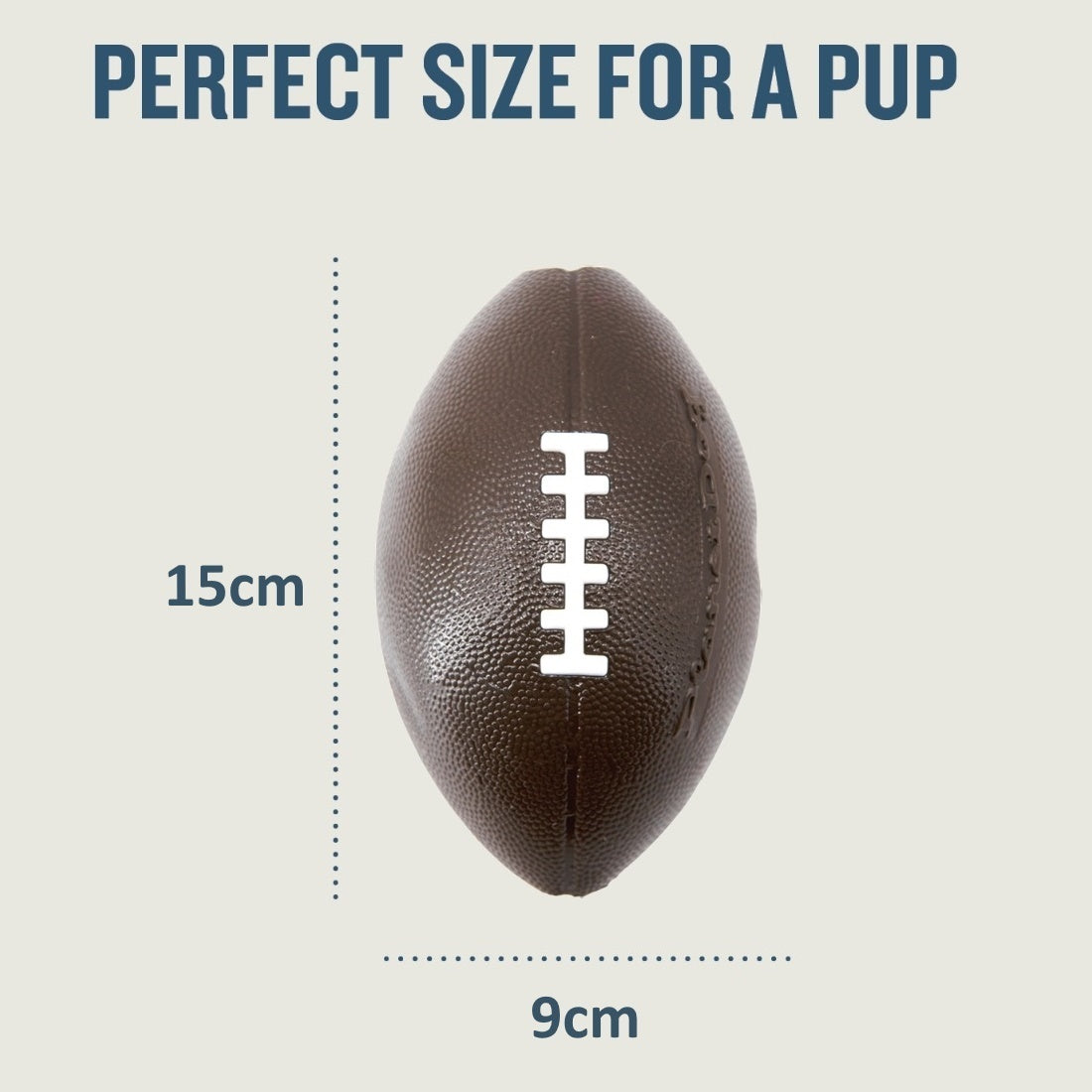 Planet Dog Orbee-Tuff Treat Dispensing & Fetch Dog Chew Toy - Football