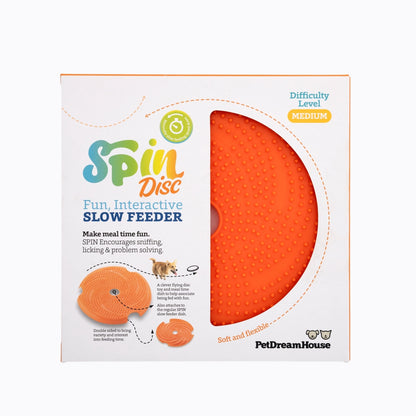 SPIN Disc 2-in-1 Interactive Feeder Lick Pad & Frisbee for Dogs