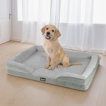 i.Pet Pet Bed Dog Calming Soft Cushion Egg Crate Extra Large Sofa Removable Washable