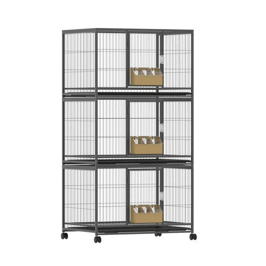 i.Pet Bird Cage Large Bird Cages Aviary Budgie Perch Cage Parrot Pet Stand Wheels - Mega Pet Store