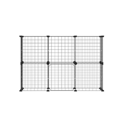 i.Pet Pet Dog Playpen Enclosure Cage 20 Panel Puppy Fence Play Pen Foldable Metal