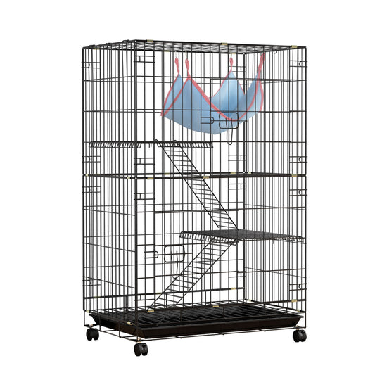 i.Pet Rabbit Cage 100cm Hutch 3 Level Indoor Guinea Pig Ferret - Mega Pet Store