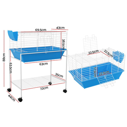 i.Pet Rabbit Cage 88cm Indoor Guinea Pig