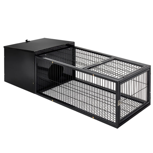 i.Pet Rabbit Cage 122x52cm Hutch Enclosure Carrier Metal - Mega Pet Store