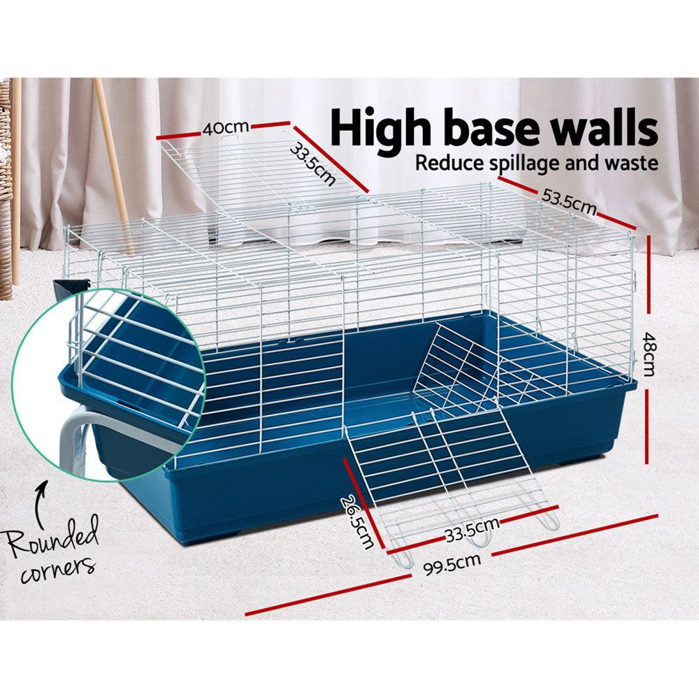 i.Pet Rabbit Cage Hutch 106cm Indoor Enclosure Carrier - Mega Pet Store