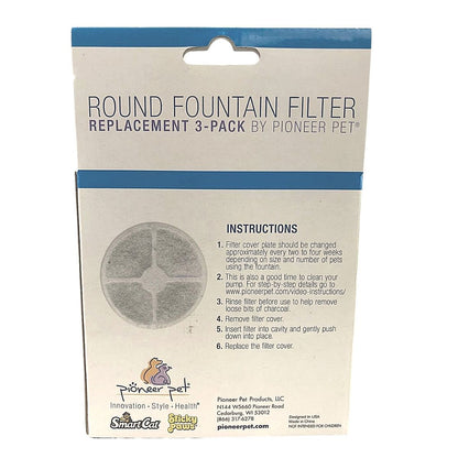 Replacement Filters for the Pioneer Pet Vortex Fountains - Pack of 3