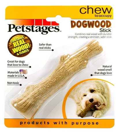 Petstages Durable Dogwood Stick Dog Chew Toy - Small