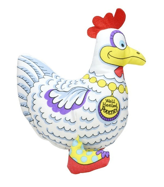 Petstages Madcap Well-Heeled Poultry Dog Toy