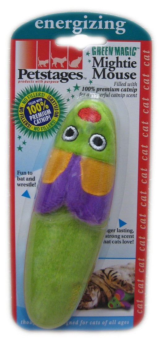 Petstages Green Magic Mightie Mouse Cat Toy