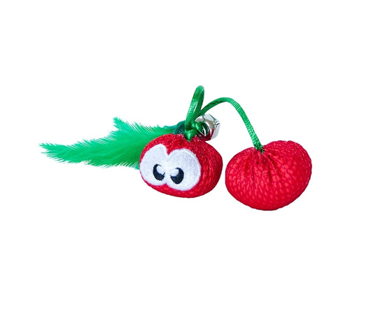 Petstages Dental Cherries Teeth Cleaning Cat Chew Toy