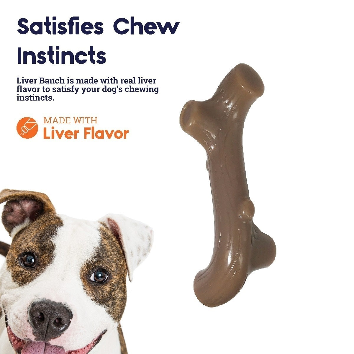 Petstages Liver Branch Chew Stick Dog Toy