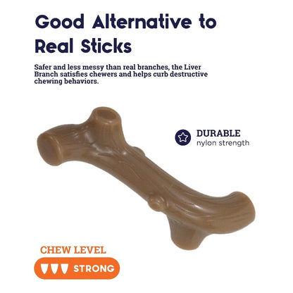 Petstages Liver Branch Chew Stick Dog Toy