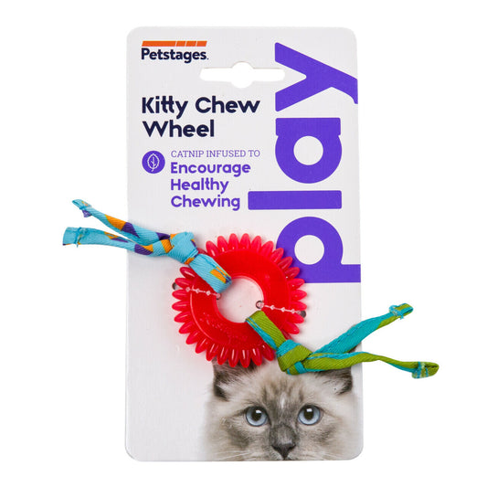 Petstages Kitty Chew Wheel Interactive Cat Toy