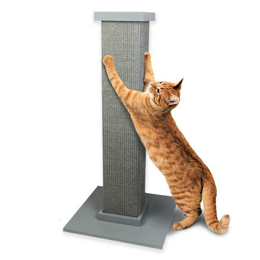 Smartcat Ultimate Heavy-Duty Sisal Cat Scratch Post - Grey