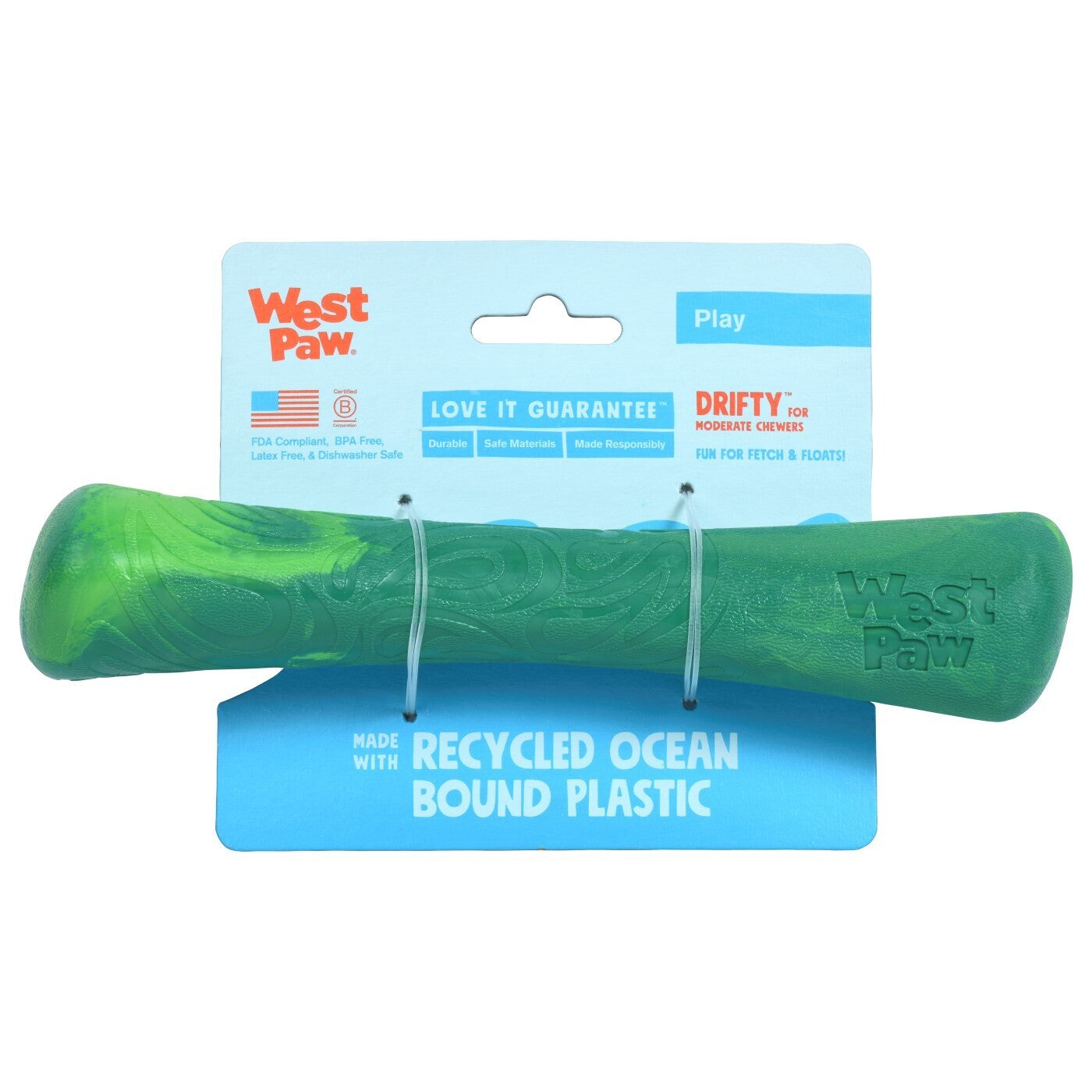 West Paw Seaflex Drifty Fetch Dog Toy