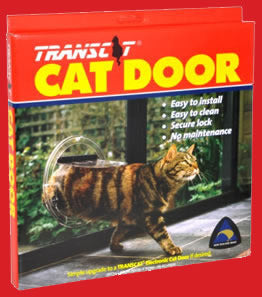 Transcat Clear Cat Door (for small dogs too)