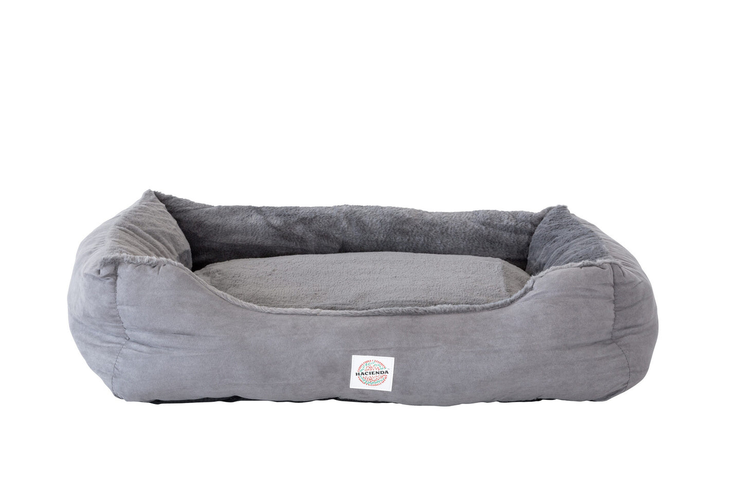 Easy to Clean Electric Heated Rabbit Faux Fur Covering Pet Bed - Medium