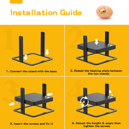 40 degrees celsius to 70 degrees celsius Adjustable Chick Brooder Heating Plate Chicken Coop Duck Poultry Brooder