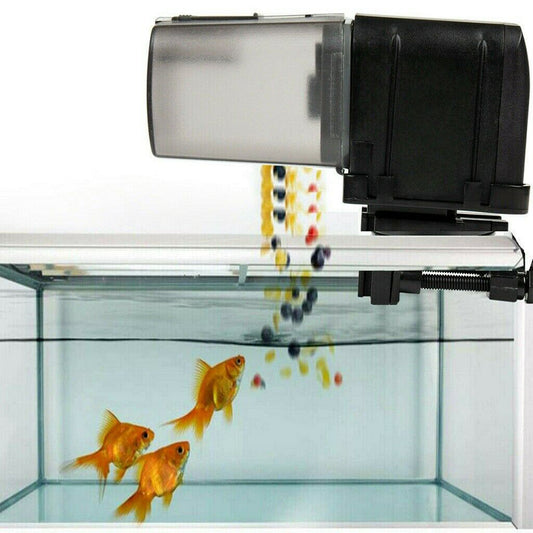 WiFi Automatic Fish Food Feeder Pet Feeding Aquarium Tank Pond Dispenser USB - Mega Pet Store