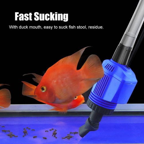 Electric Aquarium Fish Tank Cleaner Water Exchanger Siphon Vacuum Sand Cleaner